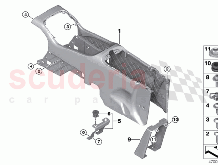 Photo of Centre console rear…