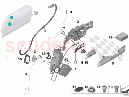 Photo of Handle bracket left…