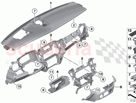 Photo of Trim panel dashboard LOWER…