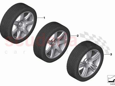 Photo of Wheel and tyre Continental rear…