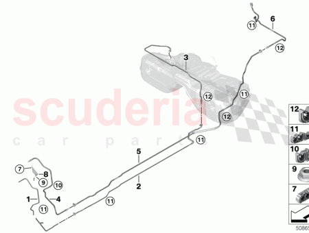 Photo of Fuel feed line…