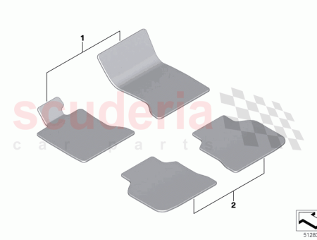 Photo of Set all weather floor mats rear…