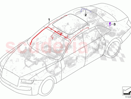 Photo of Wiring harness starburst headliner…