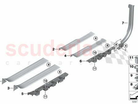 Photo of Support door sill rear right…