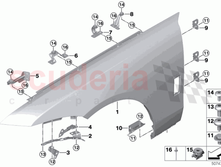 Photo of Side panel aluminium front left…