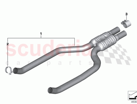 Photo of Front silencer with front pipes…