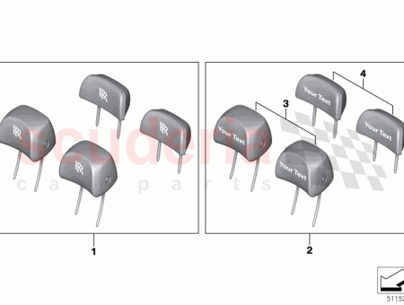 Photo of Retrofit headrest kit Text full set…