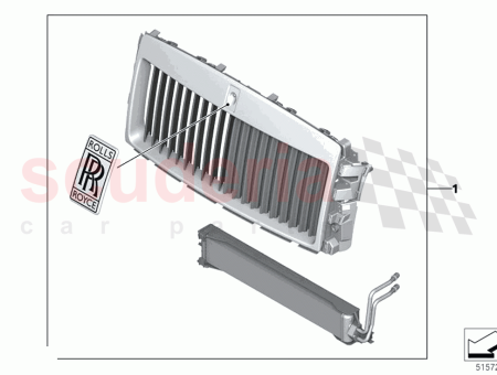 Photo of Retrofit kit illuminated radiator grill…