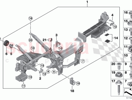 Photo of Holder for tunnel support left…