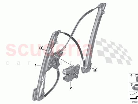 Photo of Window lifter without motor front right…