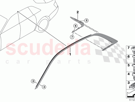 Photo of Holder side frame trim strip left…