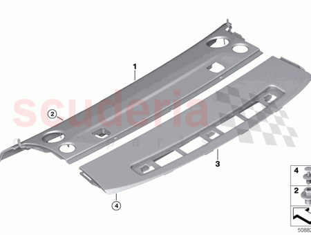 Photo of Parcel shelf rear…