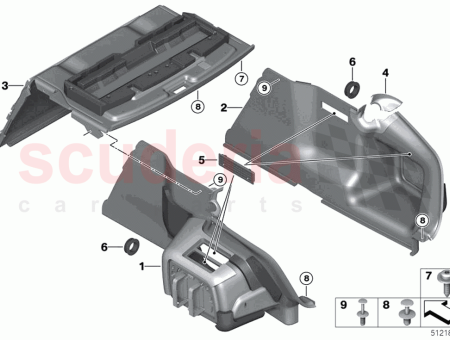Photo of Trim panel trunk partition…