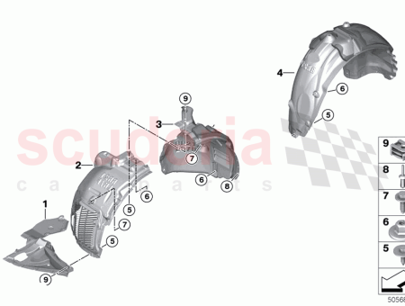 Photo of Cover wheel arch frontsection frontright…