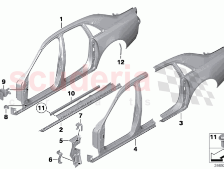 Photo of Side frame exterior left…