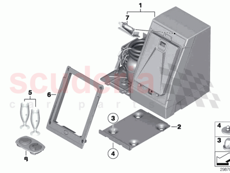 Photo of Mounting champagne glass…
