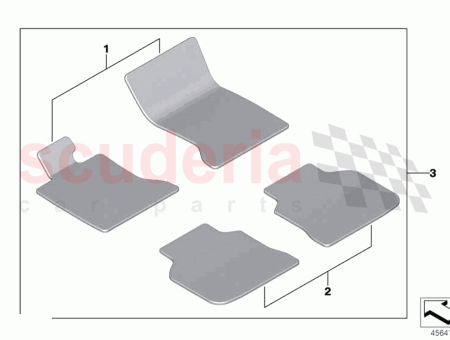 Photo of Pair all weather floor mats front LHD…