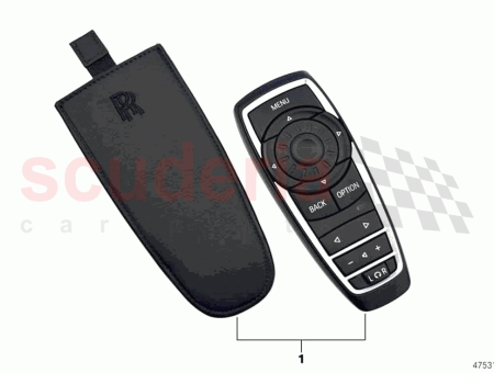 Photo of Remote control rear seat entertainment…