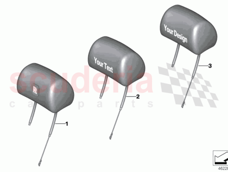 Photo of Headrest kit Text full set…