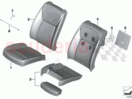 Photo of Seat cover leather left…