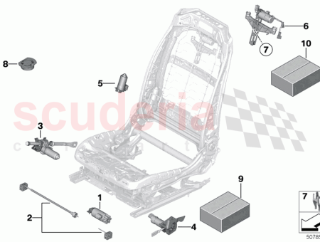Photo of Drive seat height adjustment right…