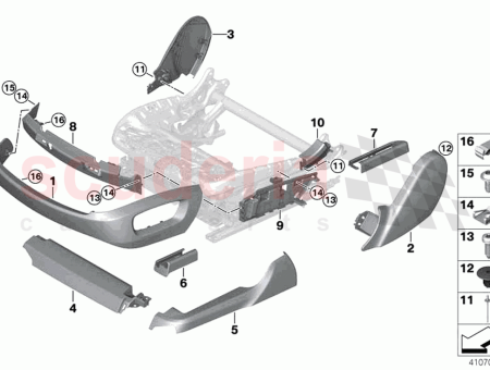 Photo of Trim seat front right…