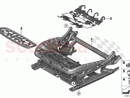 Photo of Seat frame comfort seat left…