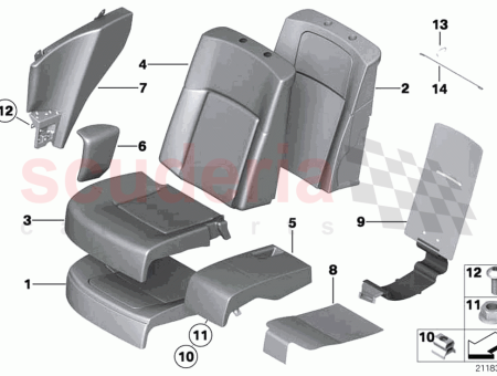 Photo of Cover comfort backr A C leather left…