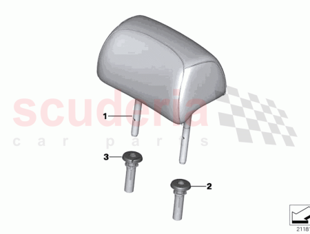 Photo of Headrest Basis leather…