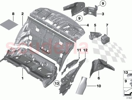 Photo of Sound insulation floor rear…