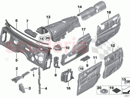 Photo of Sound insulation door trim panel fr le…
