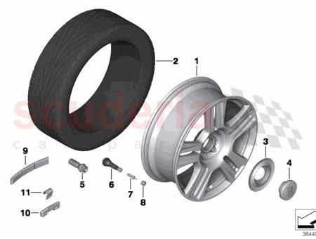 Photo of Alloy rim forged…