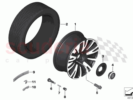 Photo of Disc wheel light alloy Orbitgrey…