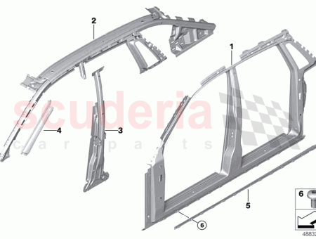 Photo of Side frame exterior right…