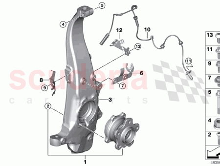 Photo of Holder brake hose front right…