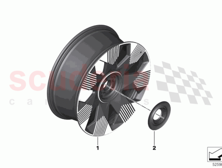 Photo of Light alloy disc wheel polished…