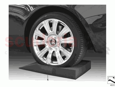 Photo of Car set tyre cradles…