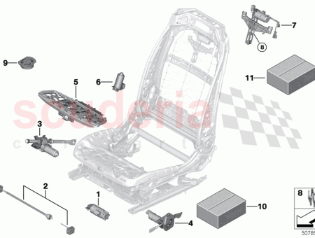 Photo of Mechanism thigh support right…