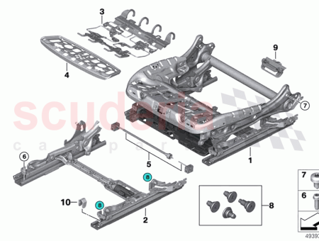 Photo of Seat frame comfort seat left…