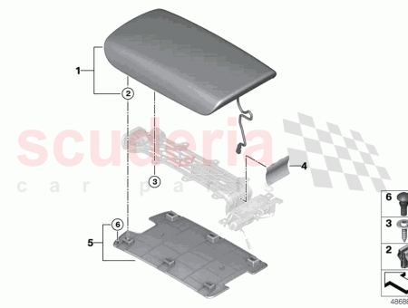 Photo of Cover centre arm rest…