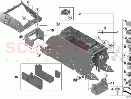 Photo of Bracket centre console rear…