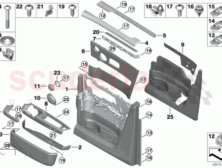 Photo of Armrest rear right…