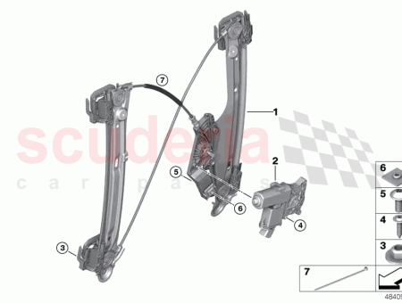 Photo of Drive window lifter rear right…
