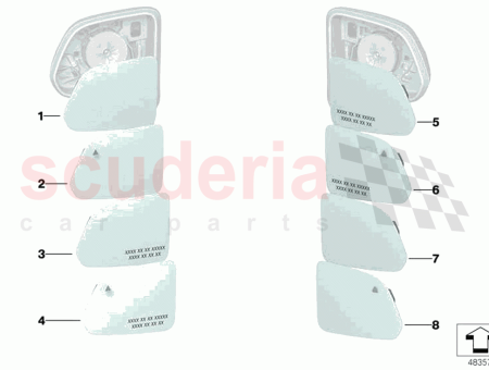 Photo of Mirror glass heated wide angle left…