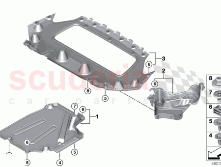 Photo of Underbody panelling rear left…
