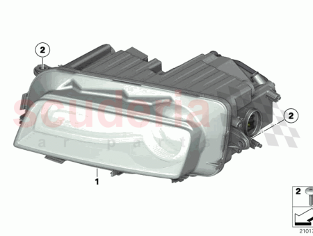 Photo of Bi xenon headlight left…