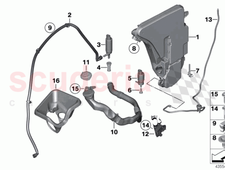 Photo of Washer fluid reservoir…