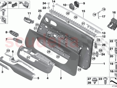 Photo of Cover locking button…