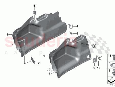 Photo of Right hinge cover…