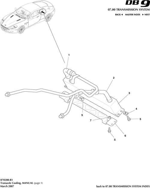 Part Diagram for Aston Martin KY9Y-717B19-AA